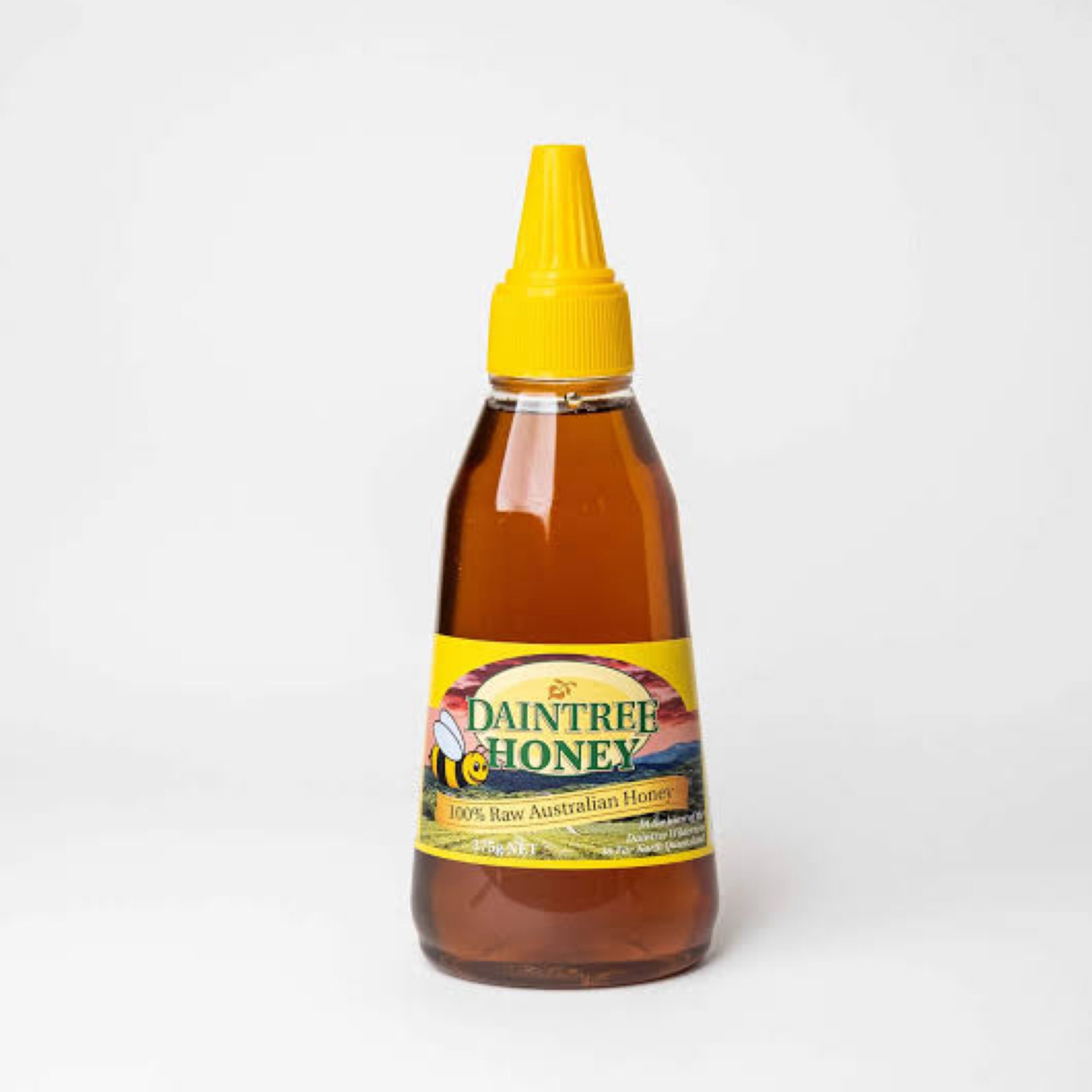 Daintree Honey Squeeze Bottle 375gms 100% Raw Australian Honey Of The Daintree Wilderness In FNQ