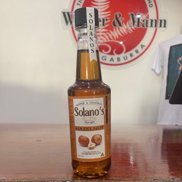 Solanos Syrup - Hazelnut