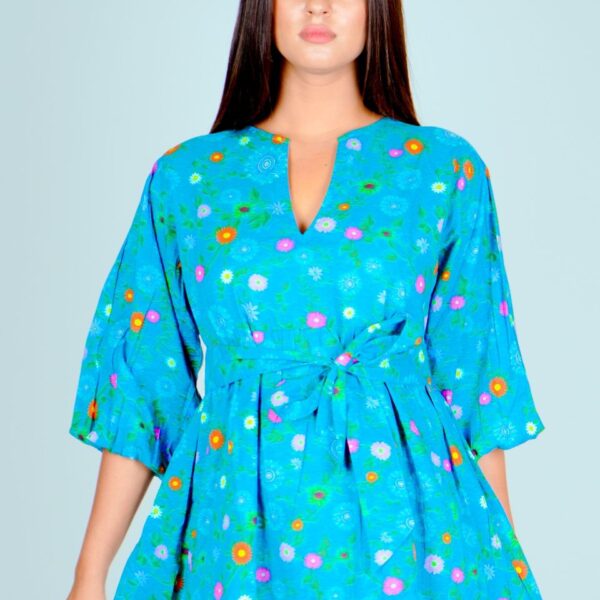 Dijo- Blue Daisy Dreamer Dress