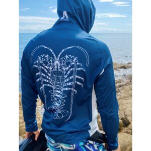 Anchorline - Mens Sunshirt - Hooded Crayfish