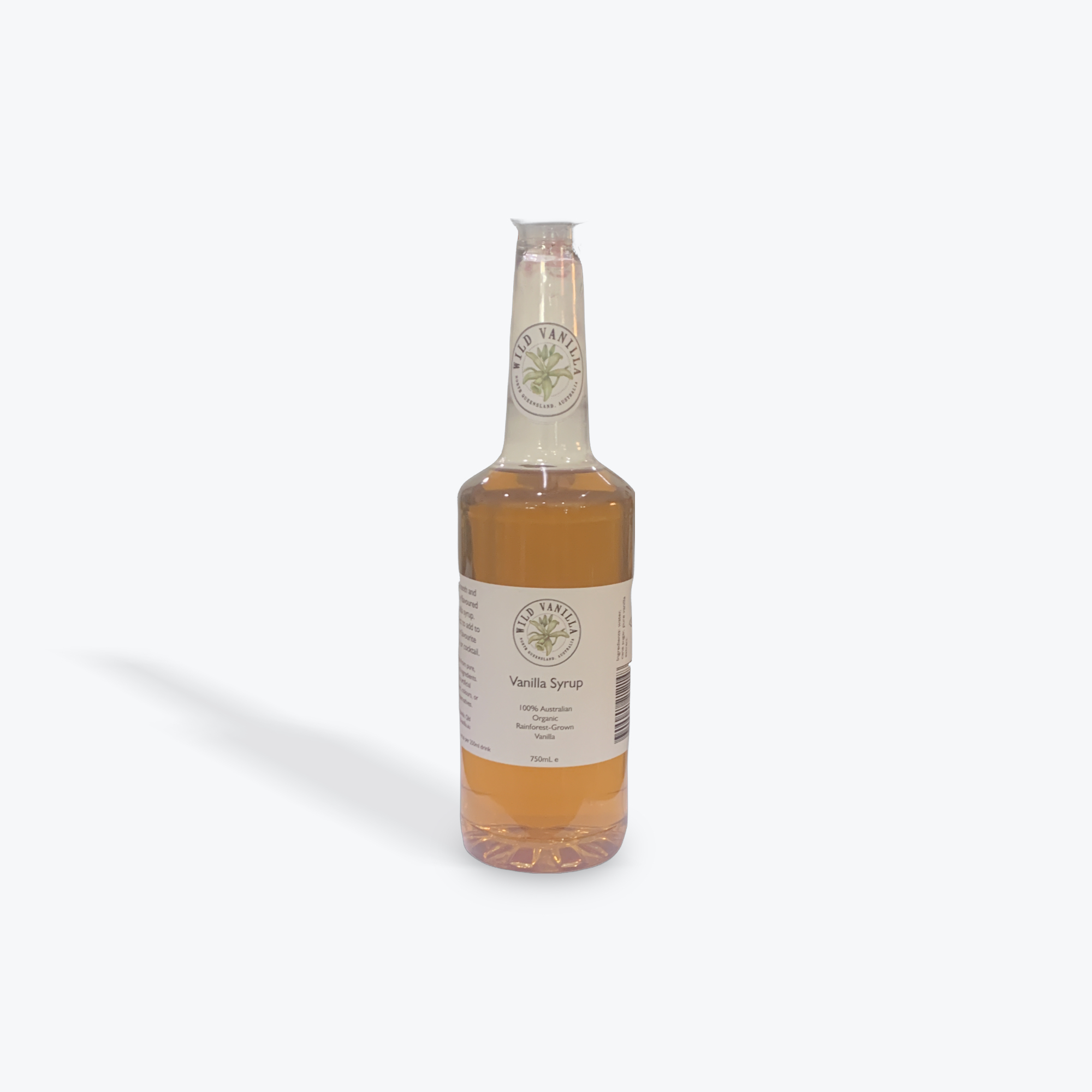 Wild Vanilla - Vanilla Syrup 750ml Grown and Made In Malanda FNQ