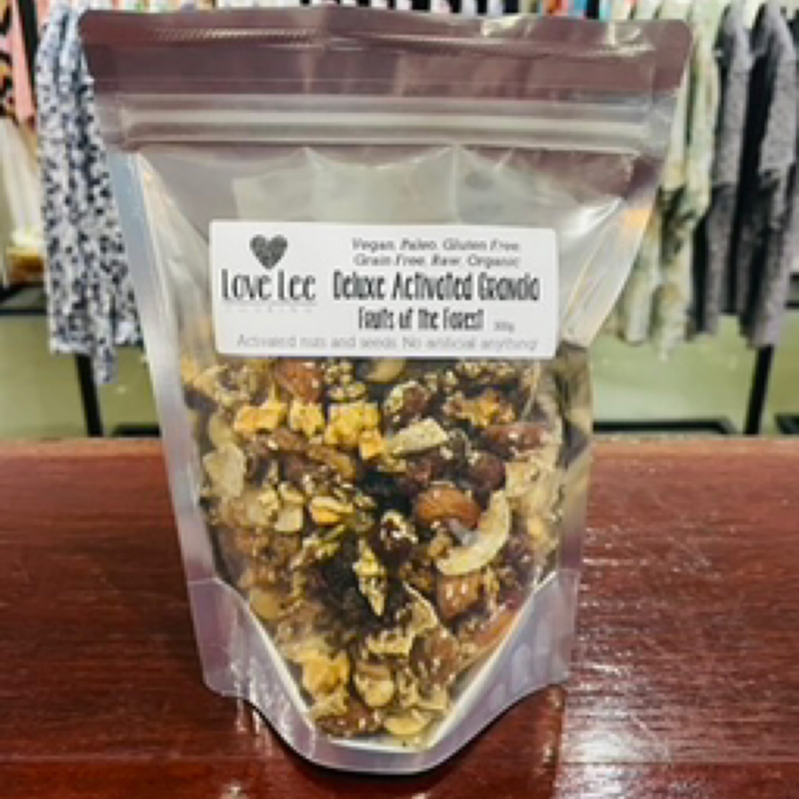 Love Lee Cooking Deluxe Activated Granola - Fruits of the Forest - 300g