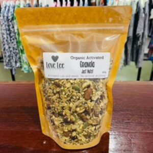 Love Lee Cooking Organic Activated Granola - Just Nuts - 400g