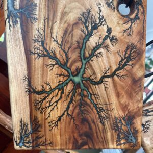Lightning Art Board Camphor Laurel Glow In The Dark Handcrafted In FNQ