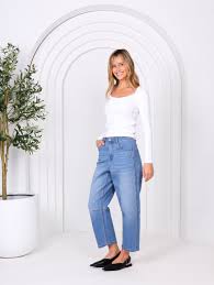 Monaco Jeans -  Toni Barrel Jeans Light Blue