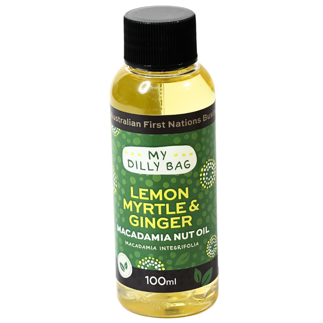Lemon Myrtle & Ginger Macadamia Nut Oil 100ml