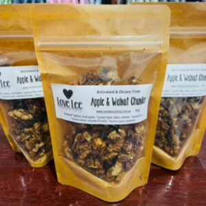 Love Lee Cooking - Activated & Gluten Free Apple & Walnut Chunks 80g