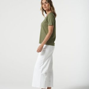 Goondiwindi Cotton - Sage Green Tee V Neck Cotton