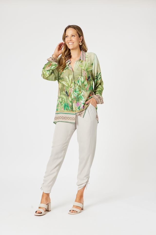 Hammock and Vine - Toucan Shirt Shirt - Pink