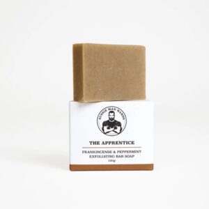 Aussie Man Hands - The Apprentice Frankincense & Peppermint Exfoliating Bar Soap 120g