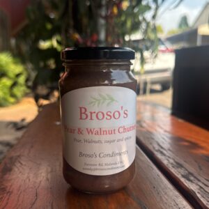 Broso's Condiments - Pear & Walnut Chutney 375g