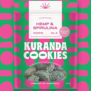 Kuranda Cookies - Hemp And Spirulina 180g