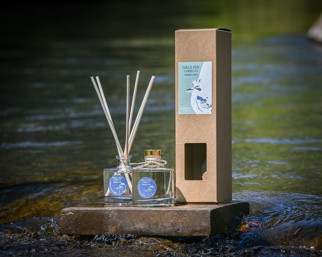 Foggy Dew Candle Co - Reed Diffuser - Clean Cotton Made In Beatrice FNQ