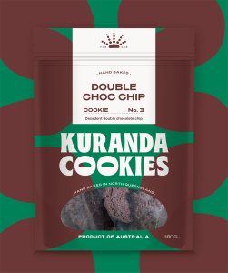 Kuranda Cookies - Double Choc Chip 180g
