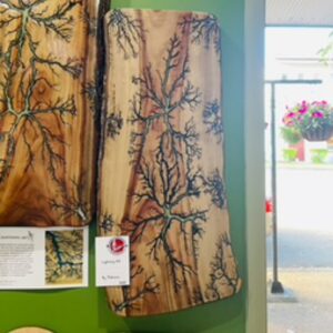 Lightning Art Board - Glow In The Dark Hanging Wall Art - Large