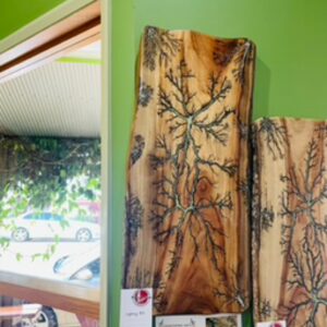 Lightning Art Board - Glow In The Dark Hanging Wall Art - Extra Large