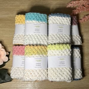 Hand Knitted Cotton Washers Washers