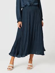 Hammock and Vine - Luxe Crushed Skirt - Midnight