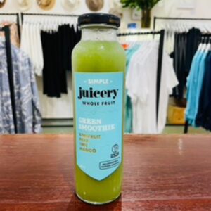 Simple Juicery Whole Fruit Green Smoothie 325ml Kiwifruit Pear Lime Mango No Concentrate Nothing Artificial Australian Made