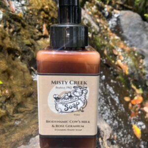 Misty Creek Beatrice FNQ - Biodynamic Cows's Milk and Rose Germanium Foaming Hand Soap 450ml