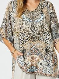 Hammock and Vine Emerson Animal Print Top - Animal