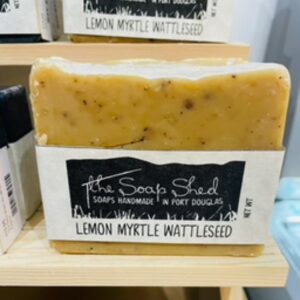 The Soap Shed Handmade Soap - Lemon Myrtle Wattle Seed