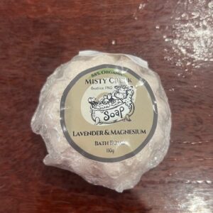 Misty Creek Beatrice FNQ - 88% Organic Lavender & Magnesium Bath Bomb 110g