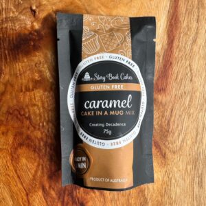 Story Book Cakes - Gluten Free Caramel Mud Cake Mix in a Mug 75g