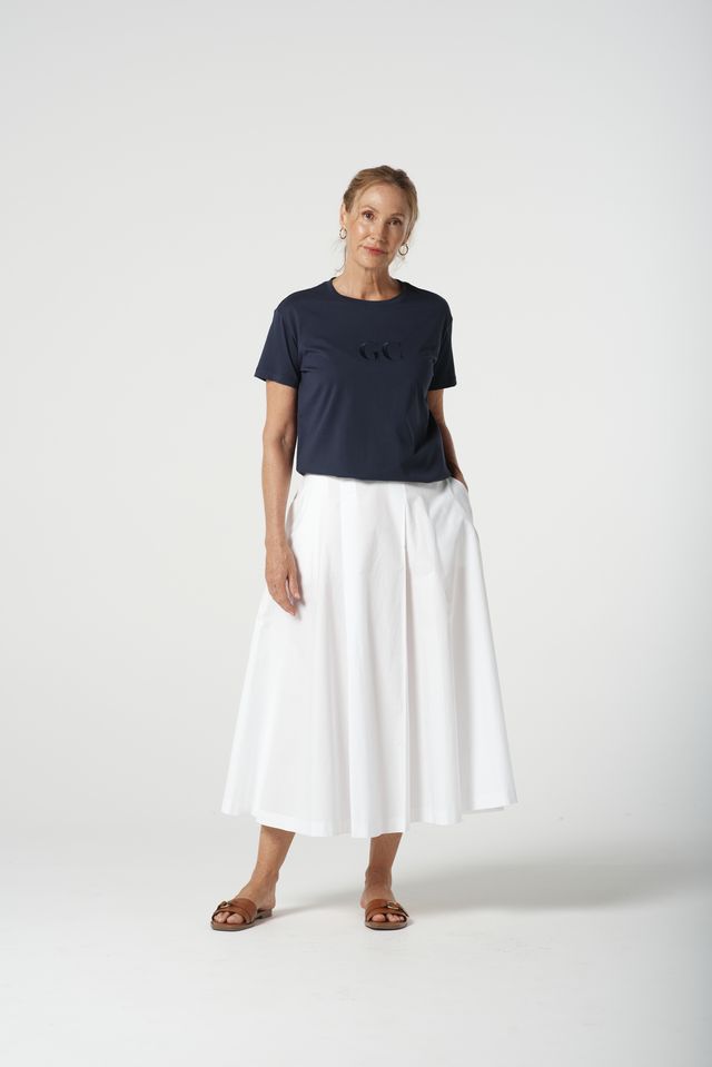 Goondiwindi Cotton - Logo Cotton Tee - Navy