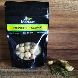 Bakarindi Bush Foods - Macadamia - Cinnamon Myrtle 250g
