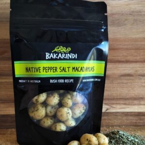 Bakarindi Bush Foods - Macadamia - Native Pepper And Salt 250g