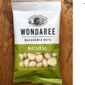 Wondaree Macadamia Nuts - Natural 80g