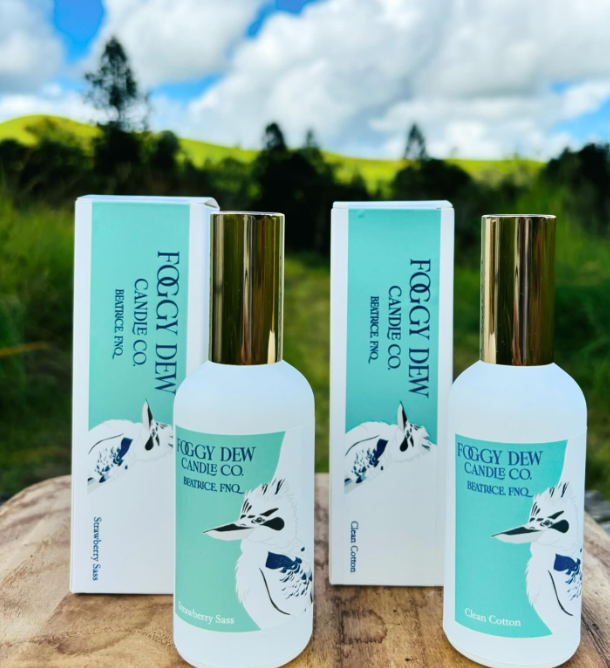 Foggy Dew Candle Co. Room Spray Strawberry Sass 100ml Breatrice FNQ