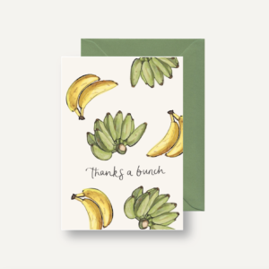 Treasure Inventory - Thanks a Bunch of Bananas Card