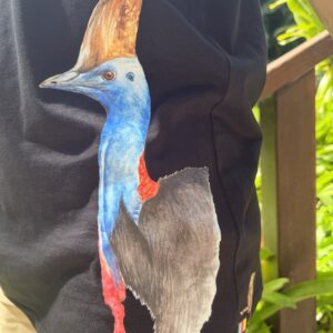 Shanna Trees Creations - Southern Cassowary (Black) T-Shirt