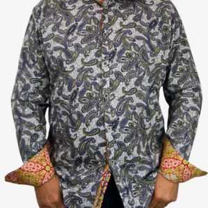 Jimmy Stuart - Slick Paisley Cotton L/S Shirt