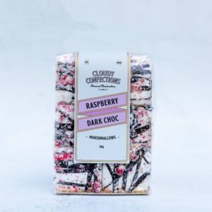 Cloudy Confections - Raspberry Dark Chocolate Marshmallows