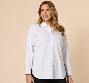 Threadz - City Rib Cuff Shirt - White